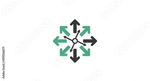 Arrows forming a circular motion symbol.