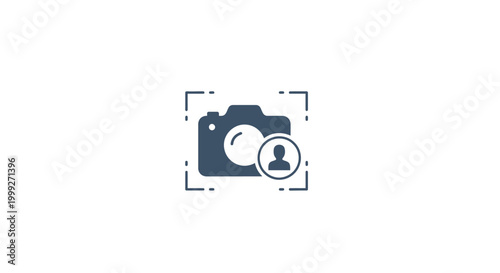 Camera with person icon focused.