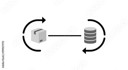 Data synchronization between server and database.