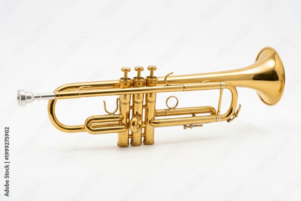 Obraz premium Brass trumpet