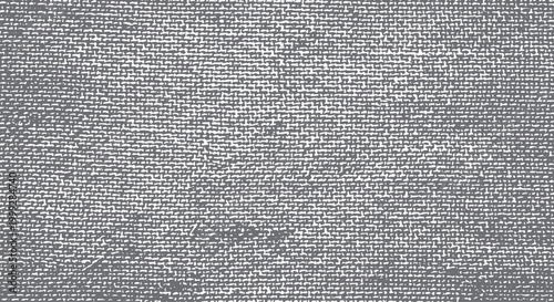 Dark gray woven fabric texture with white thread pattern