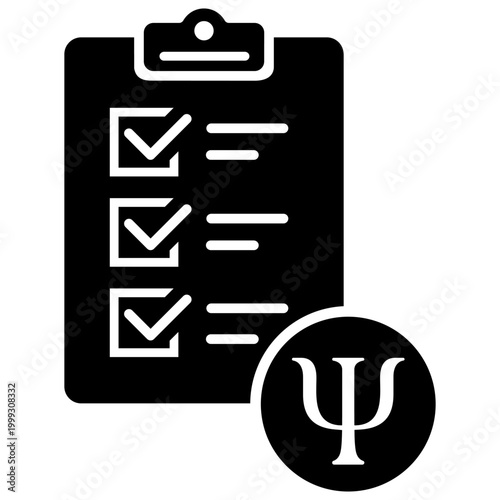 Psychology icon vector. Psychologist Illustration sign. Group therapy symbol or logo.