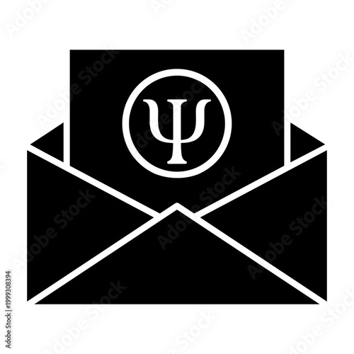 Psychology icon vector. Psychologist Illustration sign. Group therapy symbol or logo.