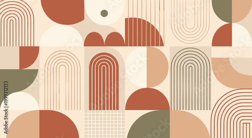 A calming abstract design featuring warm earth tones evokes feelings of balance, serenity, and grounding – perfect for website backgrounds and modern 