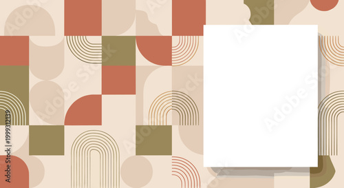 A calming and modern abstract design evokes feelings of balance and creativity, perfect for website backgrounds, social media graphics, and marketing 