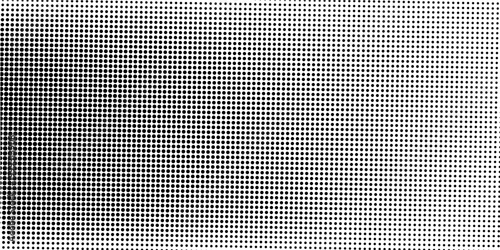 Half tone gradient. Dotted gradient, fine dot spraying and halftone dotted background seamless horizontal geometric pattern vector template set. vector illustration