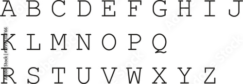 Creative letters style vector design with modern typography alphabet set, decorative text elements and stylish font composition, editable illustration for branding logo poster and social media