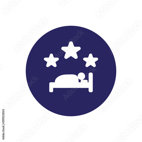 best hotel icon design vector bed symbol