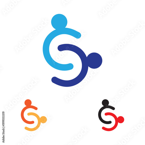 Family care infinity logo vector