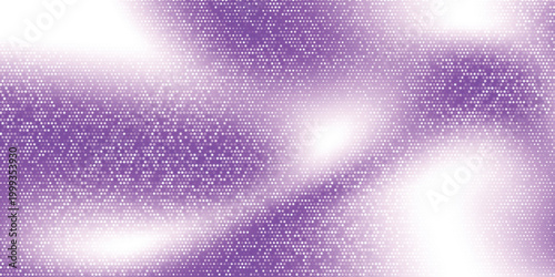 Festive purple party background with exploding star halftone effect.