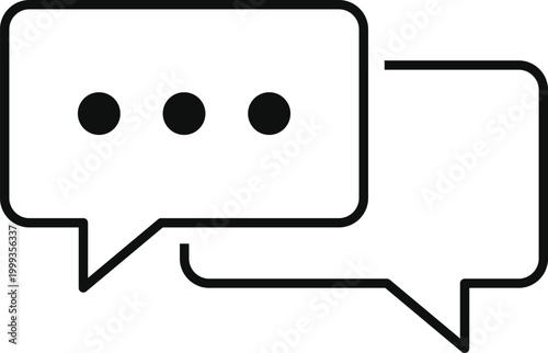 Chat and Talk Icon Set. support center symbols. Consultation and customer feedback design. Live assistance and help desk icons
