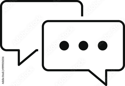 Chat and Talk Icon Set. support center symbols. Consultation and customer feedback design. Live assistance and help desk icons
