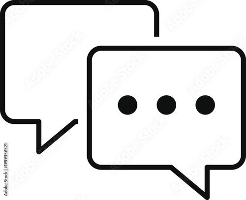 Chat and Talk Icon Set. support center symbols. Consultation and customer feedback design. Live assistance and help desk icons

