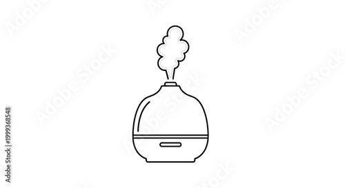 Humidifier device for home air moisture.