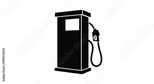 gas pump silhouette high quality professional detailed modern