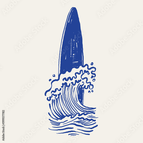 Ocean and sea-themed vector illustrations. Includes waves, marine animals, shells, boats, and underwater elements. Perfect for summer designs and nature projects.