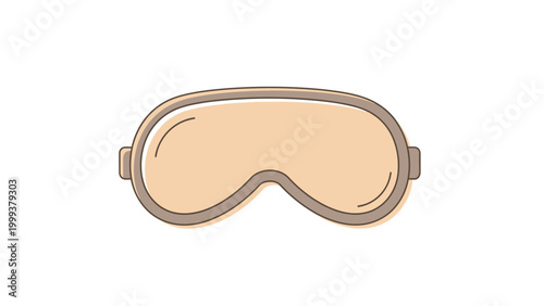 Sleep Mask Illustration - Eye Protection