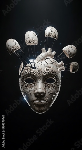 Broken Mask Heart.