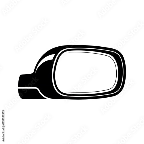 Car Mirror Silhouette. (1)