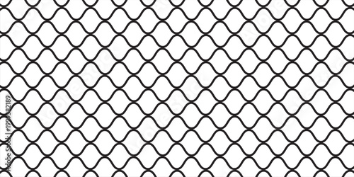 Mesh texture for fishing nets. Seamless pattern for sportswear or soccer goal, volleyball net, basketball hoop, hockey, athletics. Abstract net white background for sports. eps 10