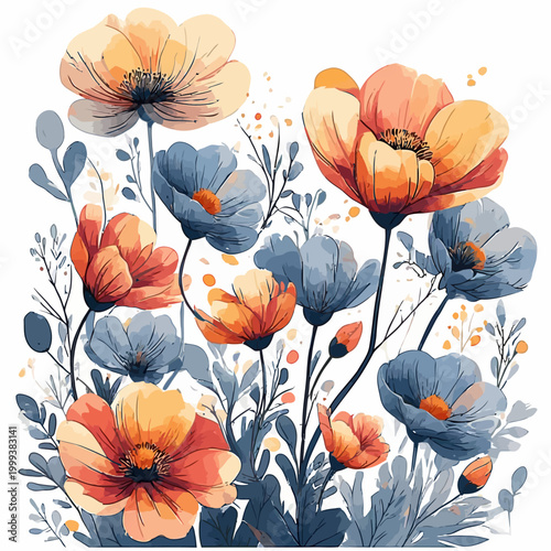 Beatiful Flowers Design Very Cool