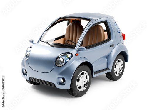 Fototapeta small electric car