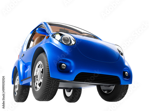 Obraz na płótnie small electric car