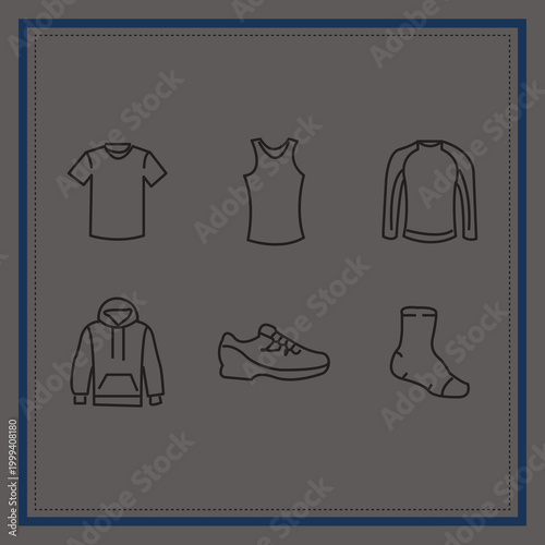 Martial Arts Gear Icons Set , Boxing Gloves, Karate Belt, Punching Bag, Helmet and Training Equipment Vector Collection