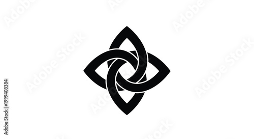 Drone silhouette with package delivery black on white background