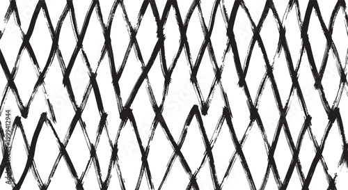 Abstract geometric composition with black and gold rectangles and silhouette elements