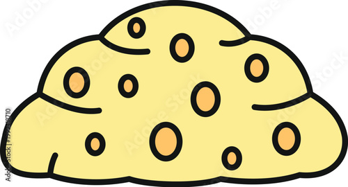 Gold ore nuggets pile representing mining, wealth, and natural resources