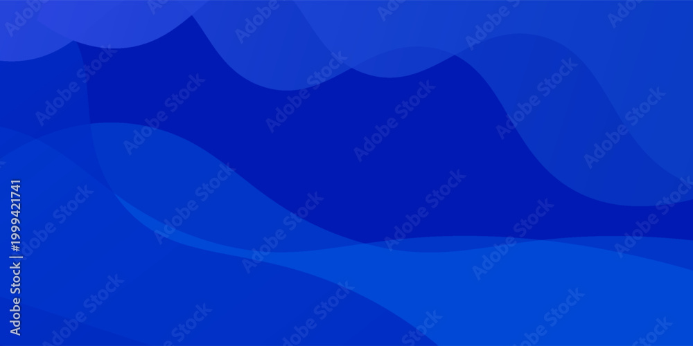 Obraz premium Abstract blue color background. Dynamic shapes composition. Eps10 vector