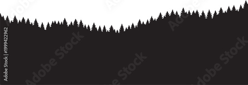 Geometric, abstract, mountain, range, silhouette, vector, illustration, landscape