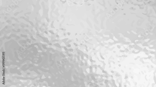 Silver foil texture background with glossy metallic gradient and shiny chrome effect creating luxurious reflective surface. Luxury realistic vector illustration.