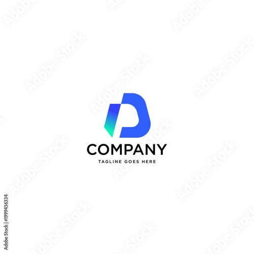 Technology Letter P Logo Template