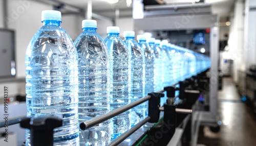 Automated Water Bottling Production Line Efficiency