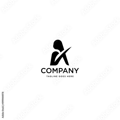 Creative elegant line curve vector logotype. Premium letter A logo design. Luxury linear creative monogram.