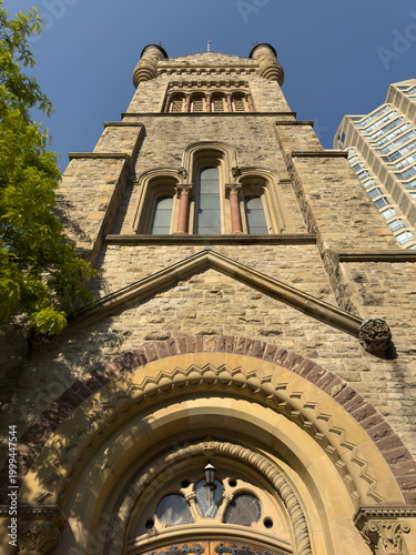 The St. Andrew's Church – A Congregation of the Presbyterian Church in Canada, located at the corner of King Street West and Simcoe Street in Toronto, Ontario, Canada.