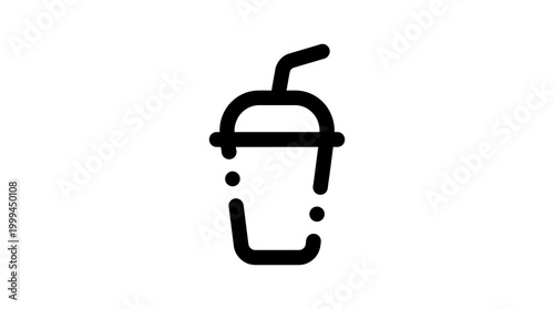 Takeaway Drink Cup Icon.