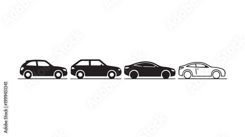 Car icon set