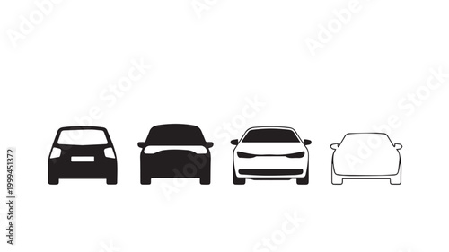Car icon set