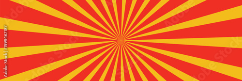 Autumn color sun rays background. Abstract orange sun rays design wallpaper. Colorful swirling lines for templates. modern vector illustrator, website, textures,