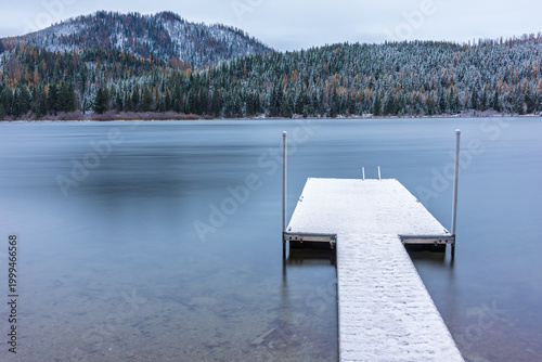 Winter Solitude at the Dock