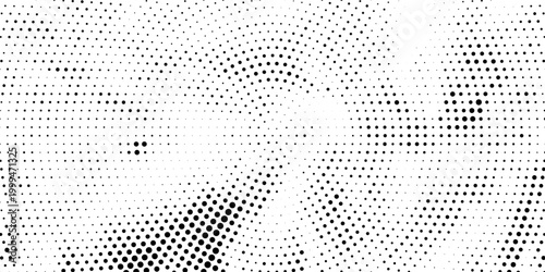 Radial halftone pattern of dots expanding from the center, creating a spotlight effect on a white background.