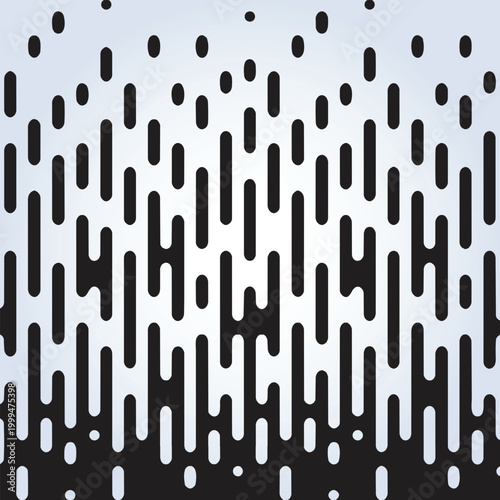 Monochrome Vertical Rounded Line Gradient Pattern