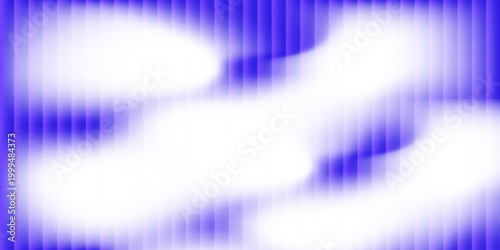 Abstract vertical blue light bar pattern background with glowing cyan center, creating a vibrant digital sound wave or equalizer effect, isolated on