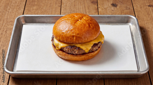 Cheeseburger Deli Paper Mockup Pack – Fast Food Branding Scenes