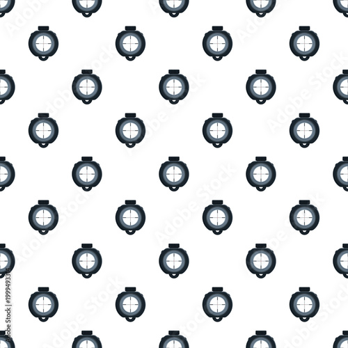 Crosshair scopes creating a seamless pattern on a white background
