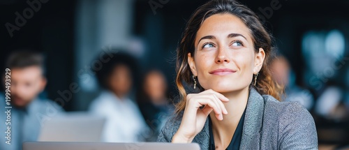 HR officer evaluating job market trends for recruitment strategy