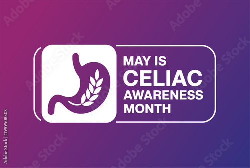 Celiac Awareness Month Social Media Graphic for Digestive Health Clinics and Gluten Free Brands